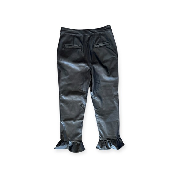 En Saison pants Chic Black  Ruffle Hem small - Picture 4 of 11